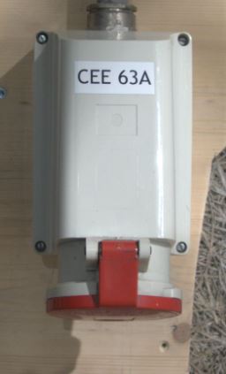 63A Stecker Mietestudio Filmstudio Stromversorgung