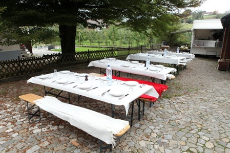 Film- und Fotostudio Gutenswil Mietstudio Innenhof Catering Landhausfeeling